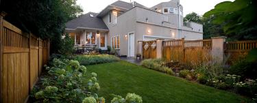 Landscape Elements Tie into the Home's Architecture