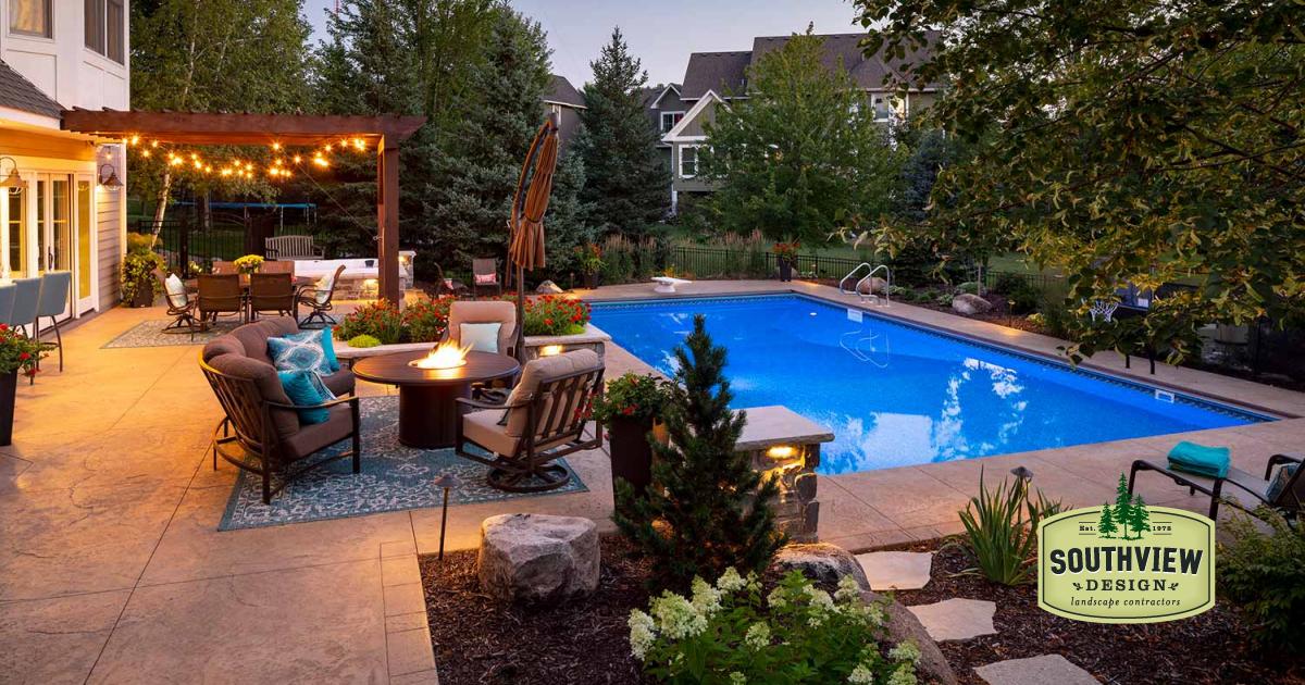 Classic Minneapolis Backyard &amp; Swimming Pool | Southview 